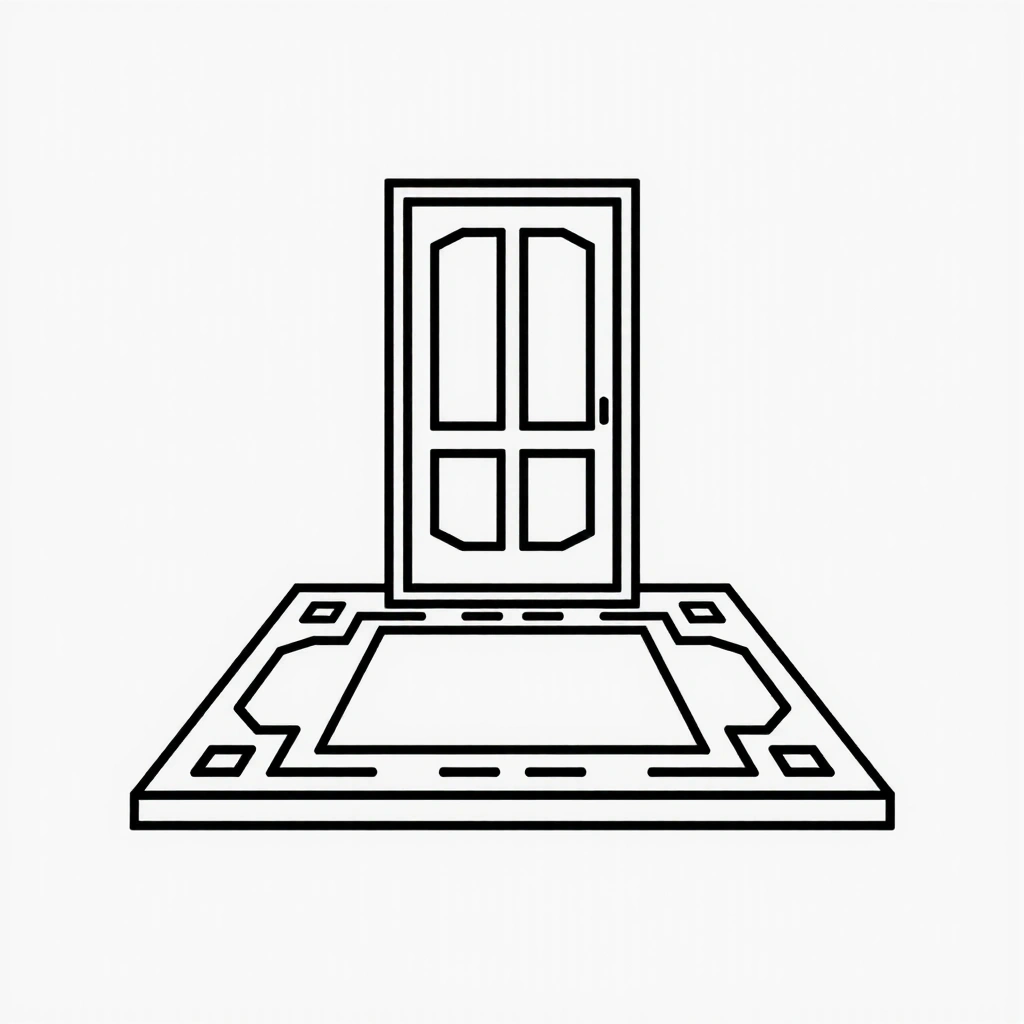 Icône tapis d'entrée