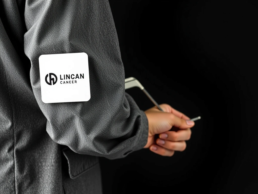 Uniforme professionnel avec badge de société